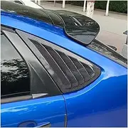 Compatible For Ford Focus MK2 2005-2013 Hatchback 4D Hatchback Carbon Fiber Car Rear Window Blinds Side Tuyere Louvers Vent Accessories(Carbon fiber pattern)