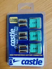 Castle Creations 6.5mm Polarized Connectors (Female Multi-Pack)