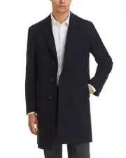 Canali Kei Donegal Twill Quilted Top Coat