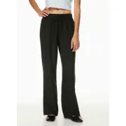 Wilfred Lodge Pants Black XL NWT Aritzia Lounge Wide Leg Drawstring Waist $128