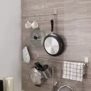 HG Self Adhesive Towel Bar Stainless Steel Wall Hanging Towel Rack Shelf For