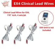 Lead Wires FOR TheraTouch EX4 Clinical Lead Wires for EX4, 110" inch, 4 set/pk