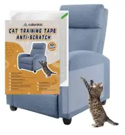 Anti Scratching Tapes, 10pcs Furniture Protectors For Cats, 0.1mm Cat Couch P...