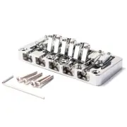 L Shape Saddle Chrome Bridge String Spacing For 5 String Bass Guitar Parts h