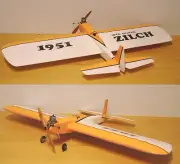 Berkeley Model Airplane Plans (UC): Wee Duper Zilch 34½" Stunt .074-.099 (1951)