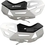 Engine Guards Cylinder Head Guards Protector Cover Guard Compatible with BMW R1250 GS r 1250 gs rt rs ADV Adventure R1250RS R1250RT(Silver-Black)