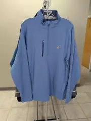 NWT MEN'S ZERO RESTRICTION Z500 PULLOVER, SIZE: L, COLOR: PECONIC BLUE (M16)