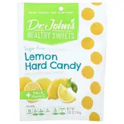Dr. John's Healthy Sweets, Lemon Hard Candy, + Fiber & Vitamin C, Sugar Free, 3.85 oz (109 g)