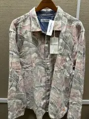 2-NWT-2025-Tommy Bahama Men’s XXL-LS-Shirt Coastline,Poured Lush Vines￼+Tranquil