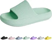 [Youecci] Cloud Slides for Kids丨Shower Slippers Bathroom Pool Sandals丨Boys Girls Comfy Thick Sole Slippers丨Summer Non-Slip Beach Shoes