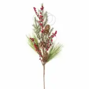 Darice Pine Spray Red 7 X 32 Inches
