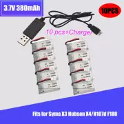 3.7V 380mAh 20C Li-Po Battery 702035 For Syma X3 Hubsan X4/H107d F180 RC Drone