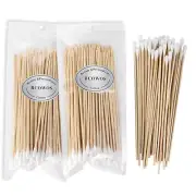 6'' Long Cotton Swabs 200PCS - Cotton Swabs Long Wooden Sticks - Long Handle
