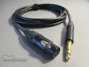 Canare L-2T2S | 5 FT | Gold Female XLR to TRS Balanced Interconnect