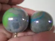 2 BOULDER 1 3/8 INCH 35MM THUNDERBOLT BY MEGA MARBLES