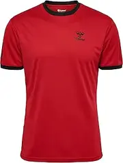 [Hummel] humQ4 Poly Jersey S/S Short Sleeve Shirt, Pompeian RED (4120)