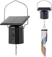 Uoqpty Wind Spinner Motor - Revolving Solar-Powered Wind Spinner Motor - Rotating Hangable Device for Outdoor Yard Backyard Tree Patio Porch Balcony Garden Decoration