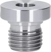Baxnore Lathe Headstock Spindle Adapter, Stainless Steel Lathe Spindle Adapter, 33mm Male 18mm Female Thread Chuck Insert Adaptor for Woodworking