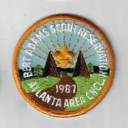 1987 Bert Adams Scout Reservation Atlanta Area Council YOR Bdr. [CA-275]