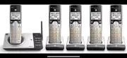 AT&T CL82507 DECT 6.0 5-Handset Cordless Phone for Home Answering Machine