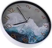 CIMAXIC Beach Style Wall Clock Plastic Clock for Outdoor Decorative Home Accessory