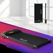 40cm Belt Everfit Electric Treadmill Walking Pad Under Desk Home Gym Fitness Black