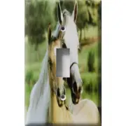 SnazzySwitch Horses In Love Decorative Light Switch Plate Cover