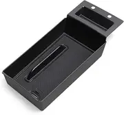 Car Central Control Armrest Box,Fit For Xiaomi, SU7 MS11 2024-2025 Storage Box Multifunctional Accessories Tools Auto Parts Suitable Center Console Storage Section