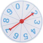 HONMEET Rotary Tables for Party Games Draw Game Wheel Party Prop Small Lightweight for Ages
