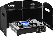 Camping Stove Wind Shield - Wind Blocker for Portable Burners | Thickening Folding Camping Stove Windshield, Heavy Duty Burner Wind Blocker with Storage
