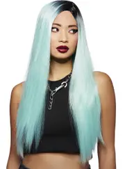 Manic Panic Sea Nymph Long Mint Green Costume Wig