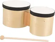 SUPVOX Percussion Accessory Percussion Instrument Bongo Drums Adults Drum Instrument Musical Instruments for Adults Rhythm Sticks Musical Instrument Adult Wood Percussion Drum Aldult