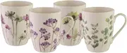 Bundanoon Mug Company Coupe Botanical Bone China Mug, 355ml, Botanical, 43004
