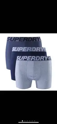 在飛比找Yahoo!奇摩拍賣優惠-(高雄誠信小舖)Superdry 極度乾燥 三件組內褲 四角