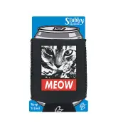 Meow Cat Kitten Pussy Cats Funny Novelty stubbie holders Stubby Holder