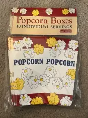 NOS Back to Basics Popcorn Boxes 10pc.