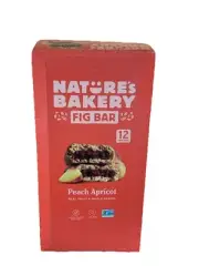 Nature’S Bakery Whole Wheat Fig Bars, Peach Apricot, Real Fruit, Vegan, Non-Gmo,