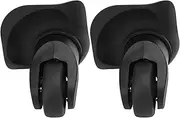 A Pair Black Suitcase Mute Single Row Wheel Luggage Replacement Outdoor Supplies