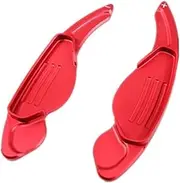 Car Paddle Shift, for Jaguar, F-PACE F-Type XF XE XJ X760 X250 X260 X761 X351 Steering Wheel Shifter Extend Car Stickers Accessory Paddle Shifter(Red)
