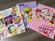 Disney Minnie Mouse Daisy Duck Ice Cream Cotton Candy Folder School Set