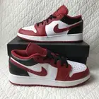 Nike Air Jordan 1 Low Shoes Men’s SZ 11.5 White Gym Red 553558-163