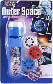 Kids Flashlights for Boys - Kids Flashlight Projector Toy with 3 Discs 24 Images - Slide Projector Torch Toy, Children's Story Projector, Stocking Fillers for Boys Girls Helves