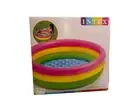 Intex 34in x 10in Sunset Glow Soft Inflatable Baby Kids Swimming Pool - Compact