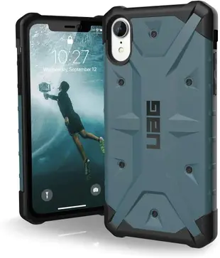 【日本代購】URBAN ARMOR GEAR iPhone XR(6.1英寸)對應殼Pathfinder 石板UAG-IPH18S-SL