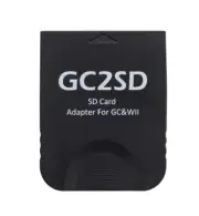 GC2SD Micro SD Card Adapter TF Card Reader for Gamecube Wii Console BLACK