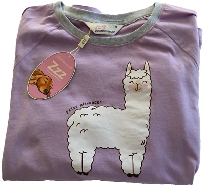 BNWT PETER ALEXANDER LADIES LLAMA LONG SLEEVE TOP SIZE M