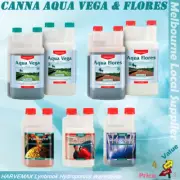 Hydroponics Canna Nutrients Aqua Vega A&B Flores A&B Rhizotonic PK1314 Cannazym