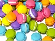Barbi Dollhouse Miniature Food Mini Cookies Macarons Mini Biscuit Cake Lot 6