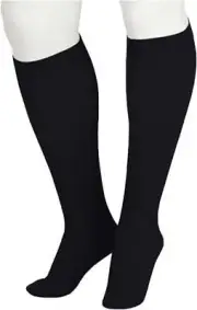 Juzo Soft 2001 Knee Highs Short, Dot Band CT 20-30mmhg Size: V (Black)