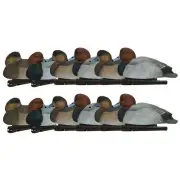 Avian X Topflight Redheads Realistic Decoys w/ Weight Forward Swim Keel, 12 Pack